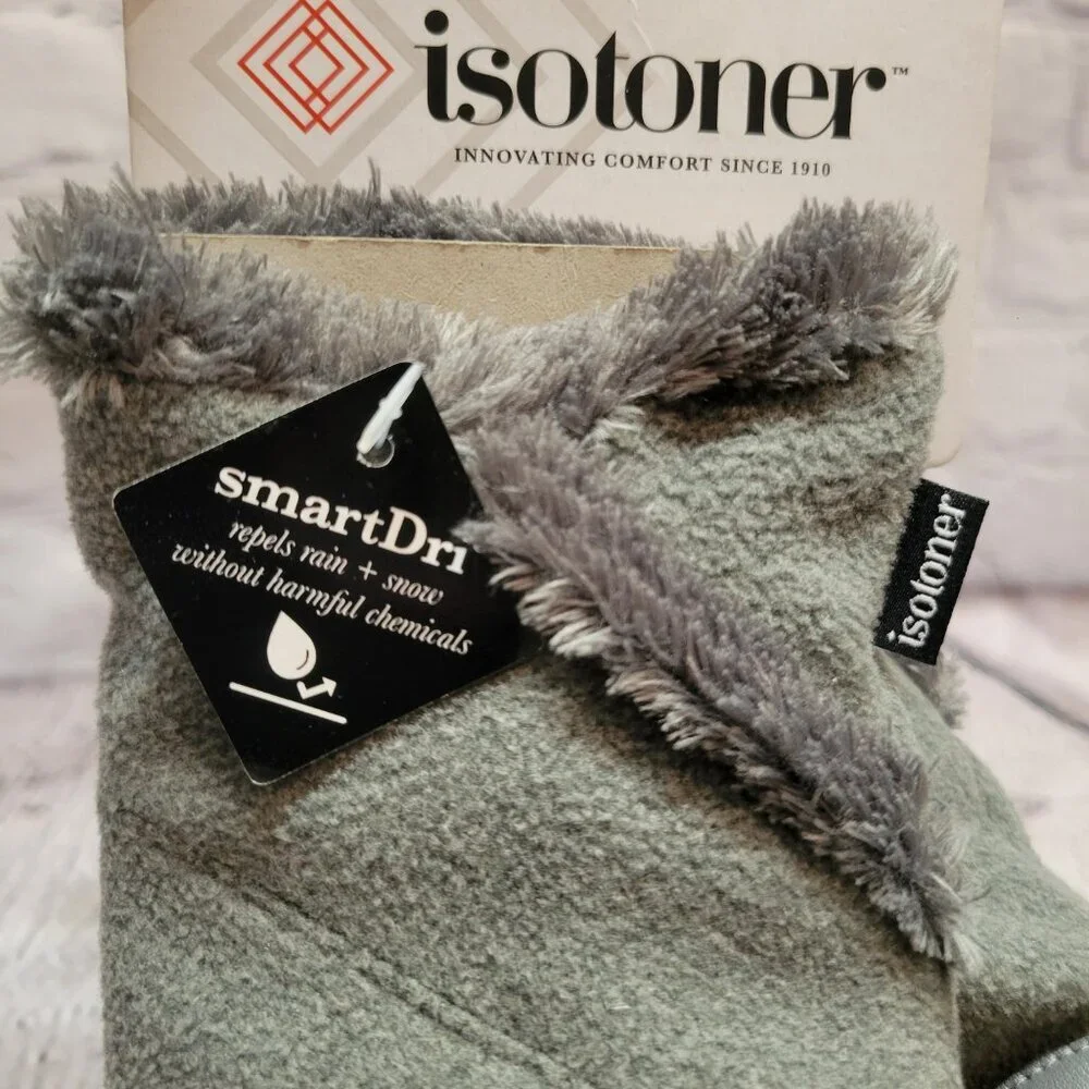 Isotoner Signature Women's Stretch Fleece Overlap Water-Repellent Gloves - Picture 5 of 5